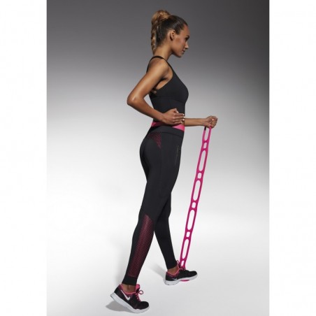 Inspire legging sport noir et rose