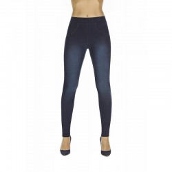 Maddie legging jean bleu foncé