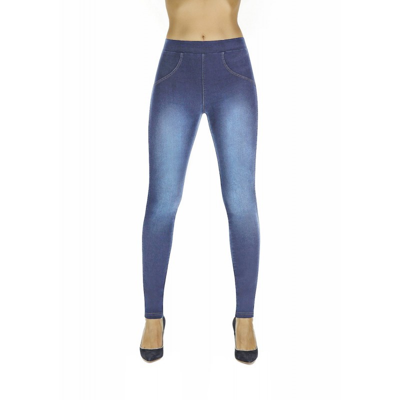 Maddie legging jean bleu clair