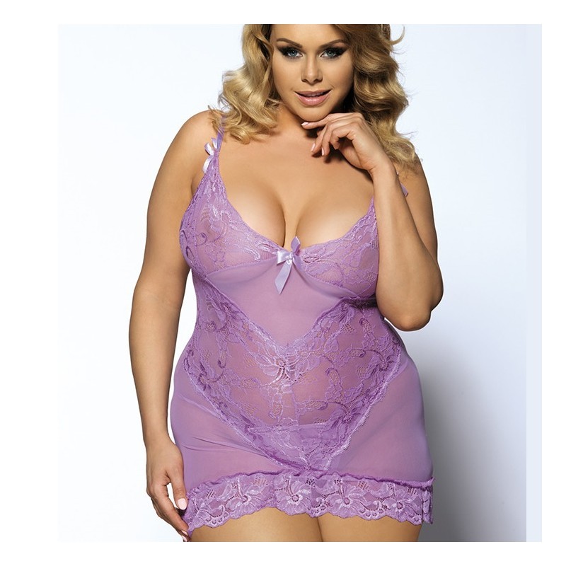 Nuisette dentelle lilas Nuisette dentelle lilas
