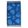 Serviette de plage poissons bleus