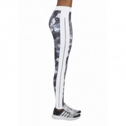 Code legging sport gris et blanc