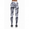 Code legging sport gris et blanc