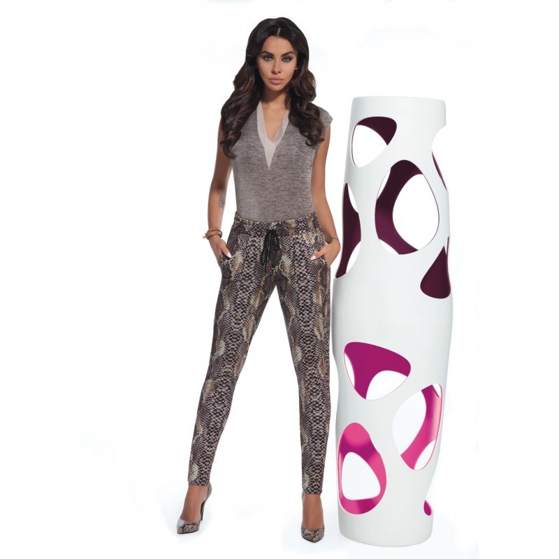 Naya pantalon serpent marron Naya pantalon serpent marron