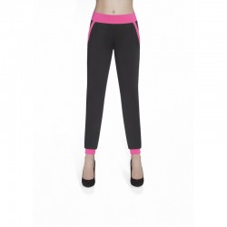 Hannah pantalon noir rose