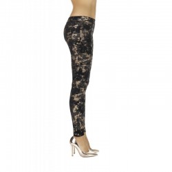 Polly legging noir et or