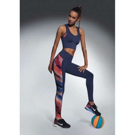 Rainbow legging sport bleu