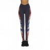 Rainbow legging sport bleu