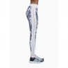 Code legging sport bleu et blanc