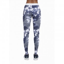 Code legging sport bleu et blanc