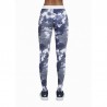 Code legging sport bleu et blanc