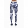 Code legging sport bleu et blanc