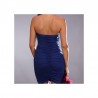 Robe bustier bleue