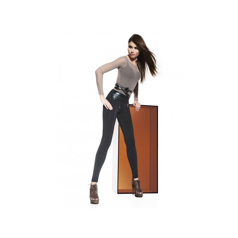 Nely legging avec large ceinture effet cuir Nely legging avec large ceinture effet cuir