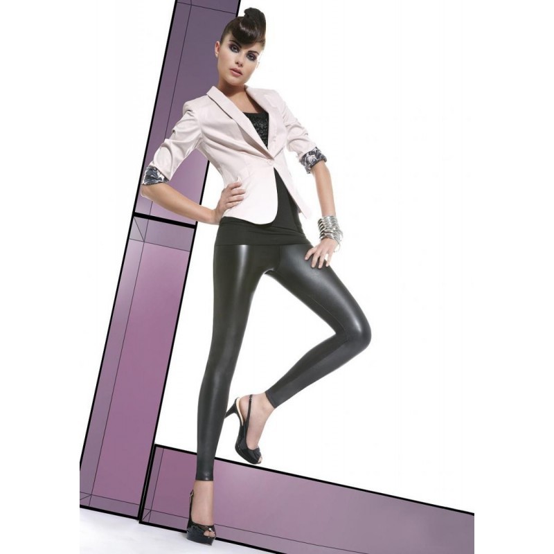 Elen legging noir effet cuir Elen legging noir effet cuir