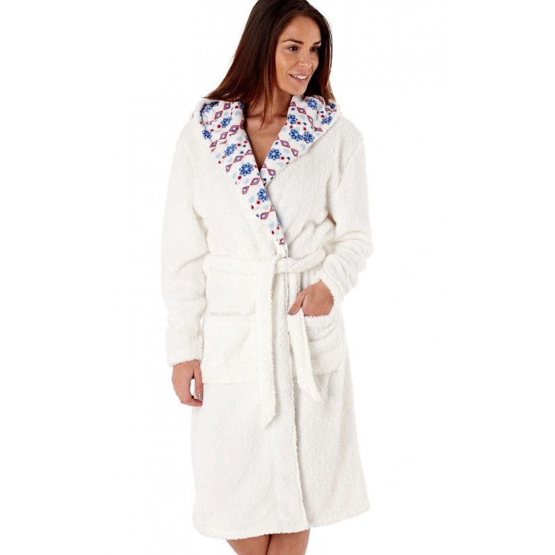 Peignoir blanc doux Peignoir blanc doux